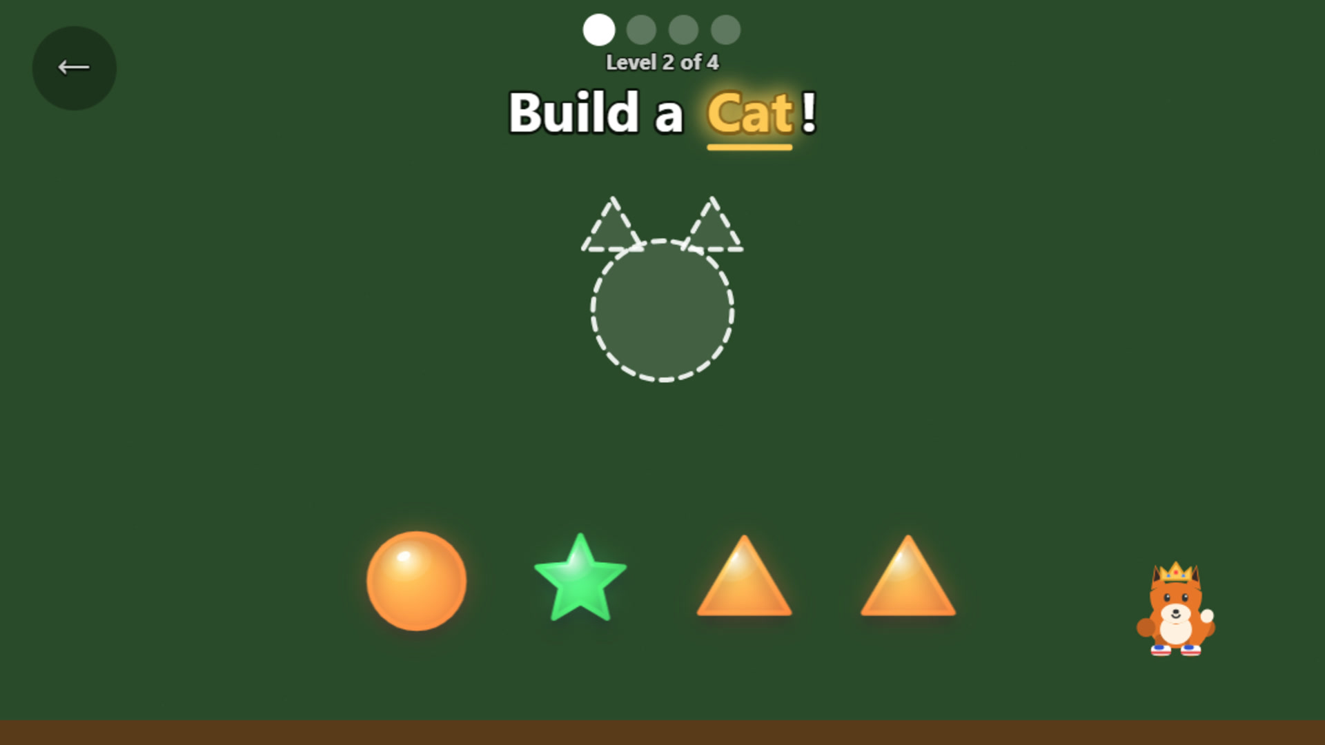 Building a picture out of shapes